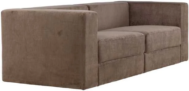 Venture Design Sofa, Lumi 3 vietų, 94x238x70 cm, Ruda