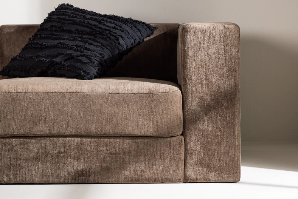 Venture Design Sofa, Lumi 3 vietų, 94x238x70 cm, Ruda