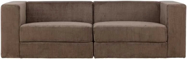 Venture Design Sofa, Lumi 3 vietų, 94x238x70 cm, Ruda