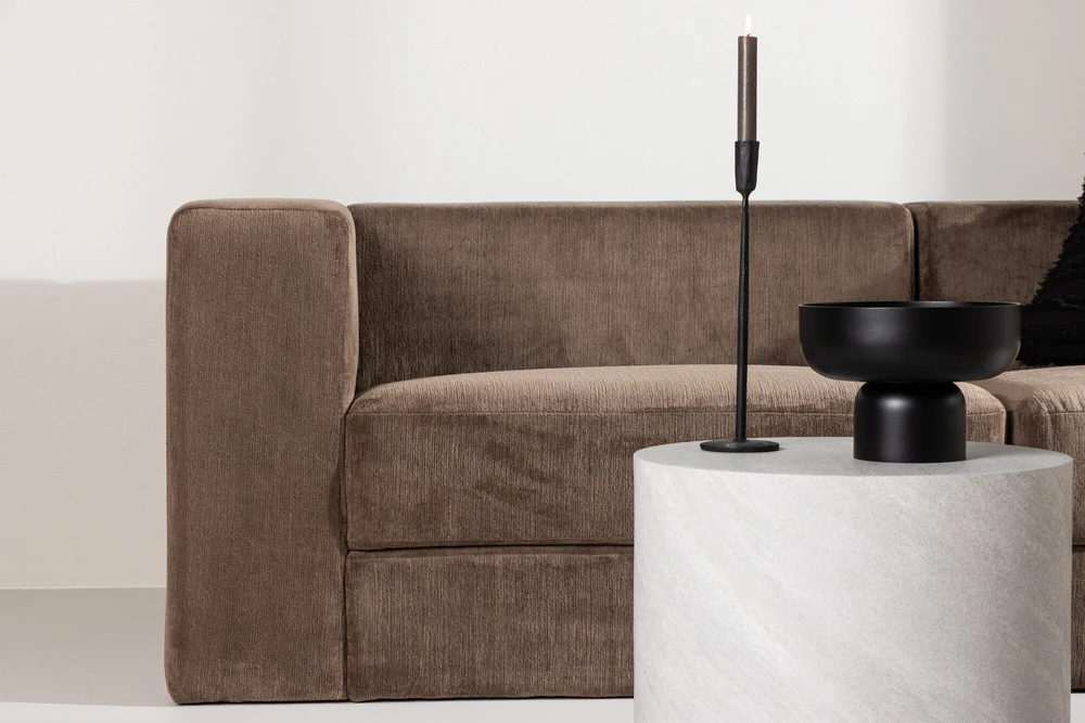 Venture Design Sofa, Lumi 3 vietų, 94x238x70 cm, Ruda