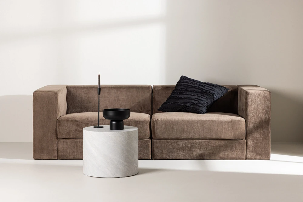Venture Design Sofa, Lumi 3 vietų, 94x238x70 cm, Ruda