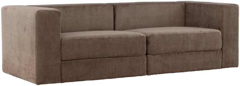 Venture Design Sofa, Lumi 3 vietų, 94x238x70 cm, Ruda