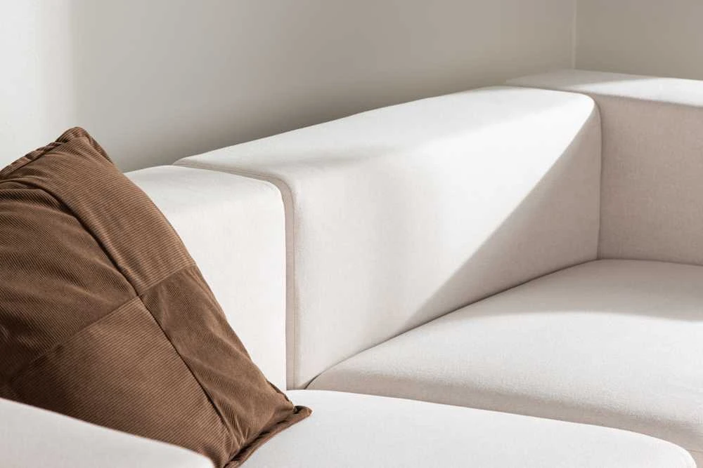 Venture Design Sofa, Lumi 3 vietų, 94x238x70 cm, Balta