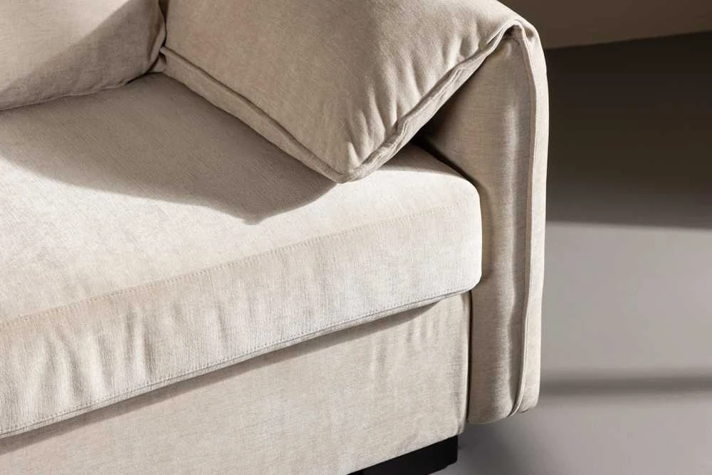 Sofa, Malva 3-vietės, 230x88 cm, kreminė