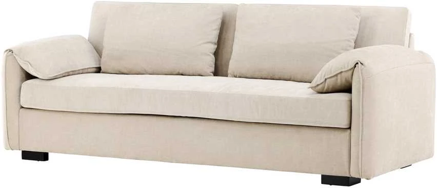 Sofa, Malva 3-vietės, 230x88 cm, kreminė