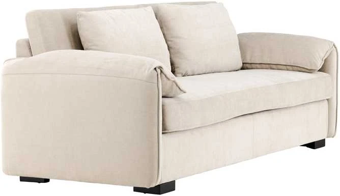 Sofa, Malva 3-vietės, 230x88 cm, kreminė