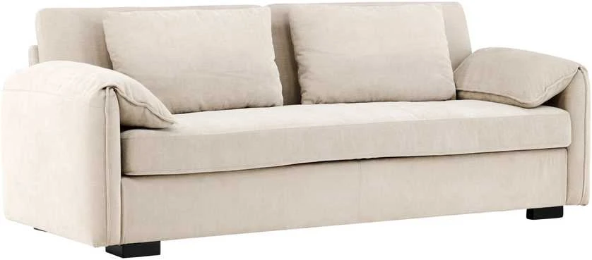 Sofa, Malva 3-vietės, 230x88 cm, kreminė