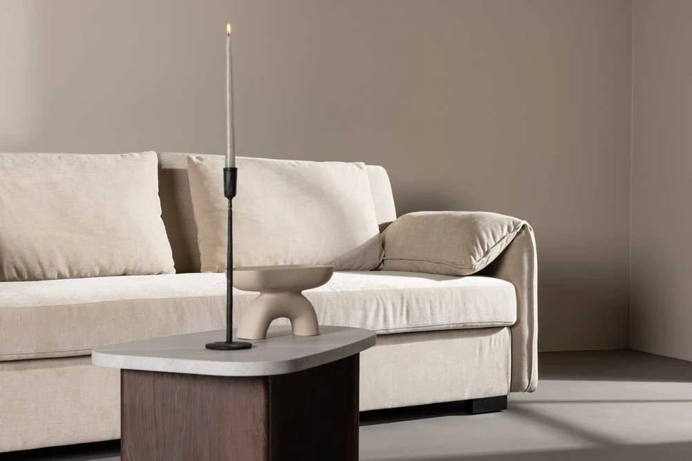 Sofa, Malva 3-vietės, 230x88 cm, kreminė