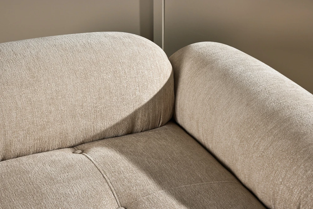 Venture Design Sofa Mika Modulinė Kampinė Kairė 68x64x45 cm Smėlio spalvos