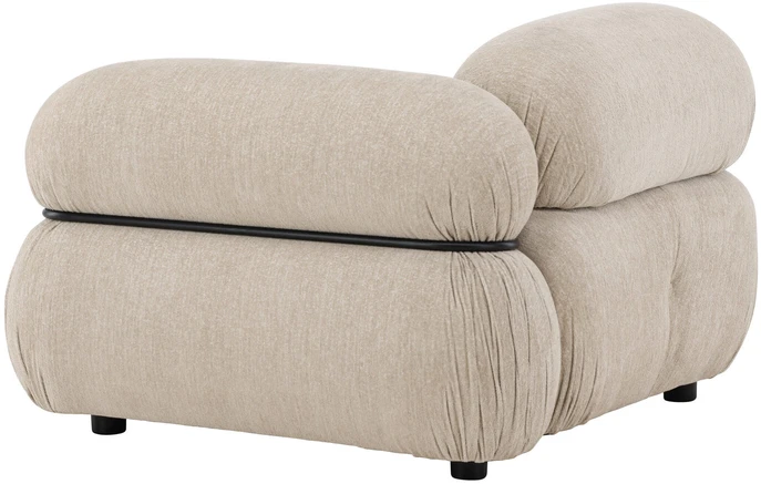 Venture Design Sofa Mika Modulinė Kampinė Kairė 68x64x45 cm Smėlio spalvos