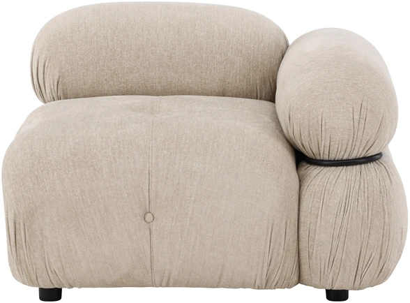 Venture Design Sofa Mika Modulinė Kampinė Kairė 68x64x45 cm Smėlio spalvos