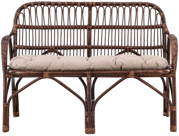 Venture Design Sofa, Nella, 129x62 cm, Tamsus riešutas