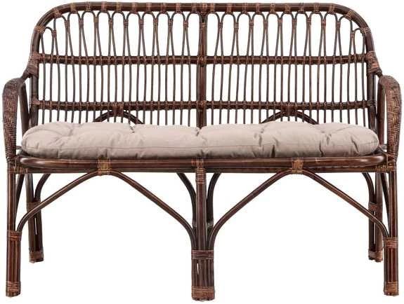 Venture Design Sofa, Nella, 129x62 cm, Tamsus riešutas