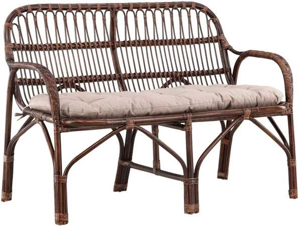 Venture Design Sofa, Nella, 129x62 cm, Tamsus riešutas