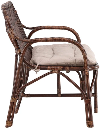 Venture Design Sofa, Nella, 129x62 cm, Tamsus riešutas
