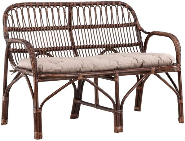 Venture Design Sofa, Nella, 129x62 cm, Tamsus riešutas