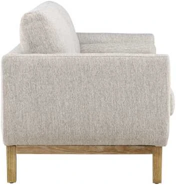 Sofa, Olympos 3-vietės, 88x214x90 cm, kreminė