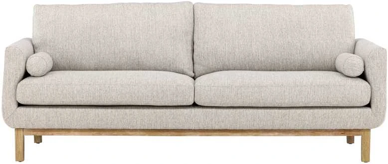 Sofa, Olympos 3-vietės, 88x214x90 cm, kreminė