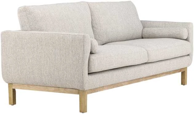 Sofa, Olympos 3-vietės, 88x214x90 cm, kreminė