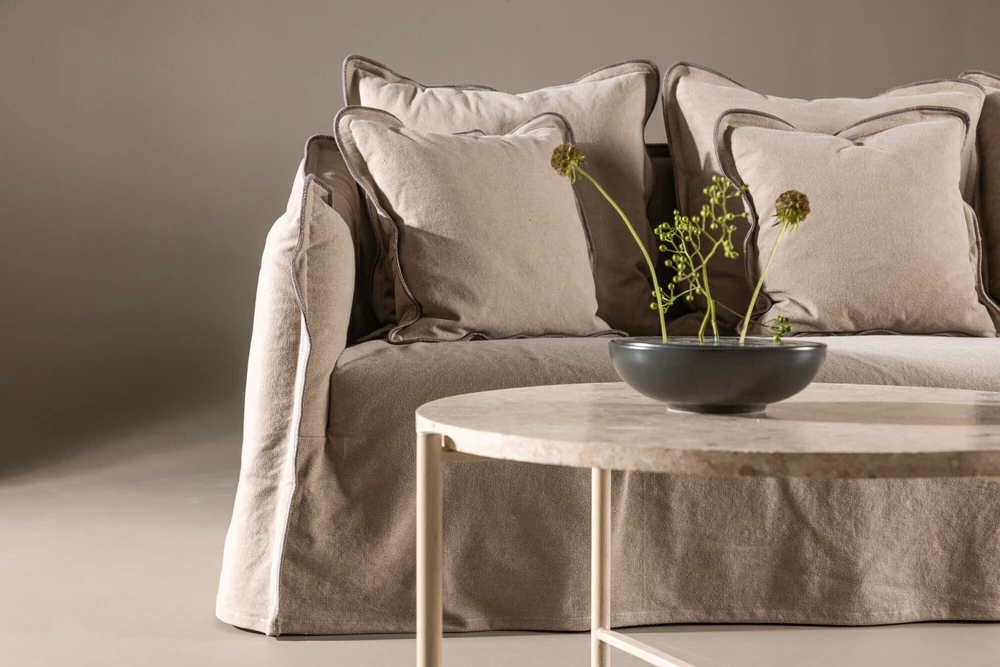 Venture Design Sofa, Oskarshamn 3 vietų, 210x99x87 cm, Ruda