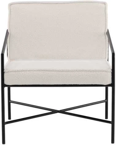 Fotelis Venture Design Sofa, Rakel viengulė, 65x78x66 cm, Balta