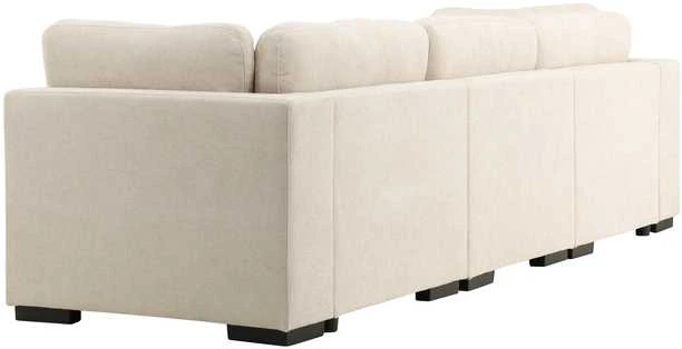 Venture Design Sofa Salerno 227x67 cm Smėlio spalvos poliesteris