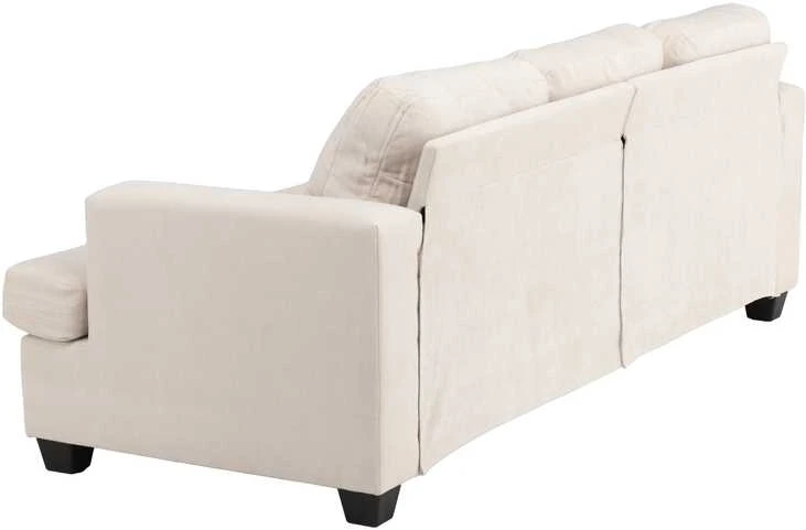 Venture Design Sofa Sani 3 vietų, greige chenilas, fanera, metalas