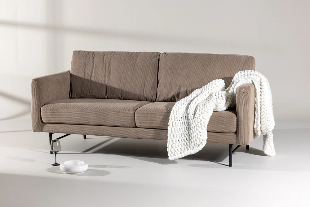 Venture Design Sofa, Sky 3-vietės, 88x198x69 cm, Ruda