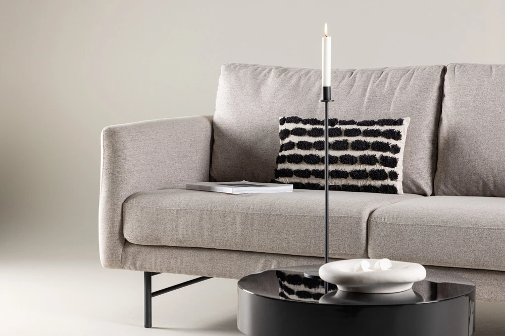 Venture Design Sofa, Sky 3 vietų, 88x198x69 cm, Ruda