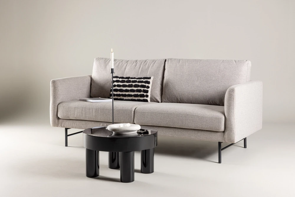 Venture Design Sofa, Sky 3 vietų, 88x198x69 cm, Ruda