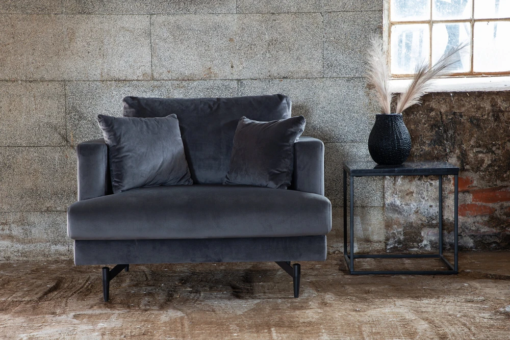 Venture Design Sofa, Sofia viengulė, 92x82x104 cm, Tamsiai pilka
