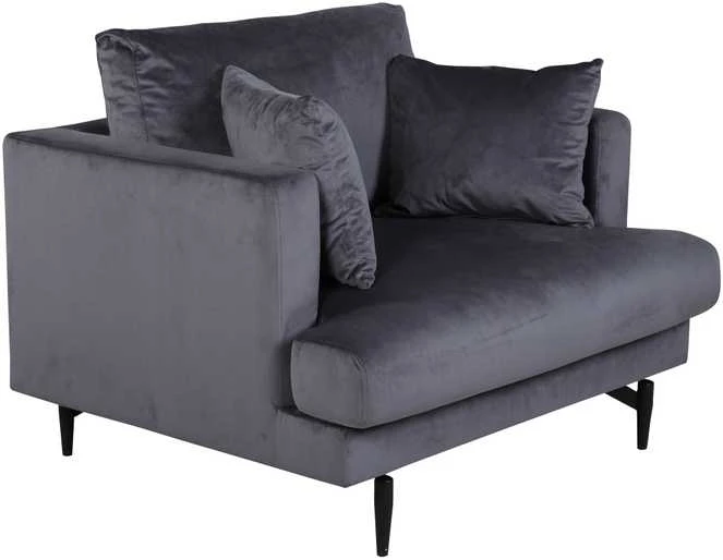 Venture Design Sofa, Sofia viengulė, 92x82x104 cm, Tamsiai pilka