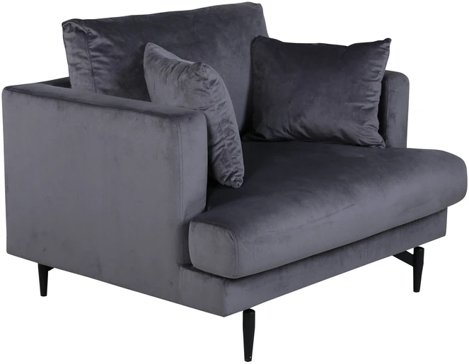 Venture Design Sofa, Sofia viengulė, 92x82x104 cm, Tamsiai pilka