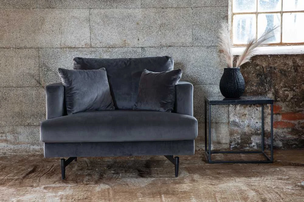 Venture Design Sofa, Sofia viengulė, 92x82x104 cm, Tamsiai pilka