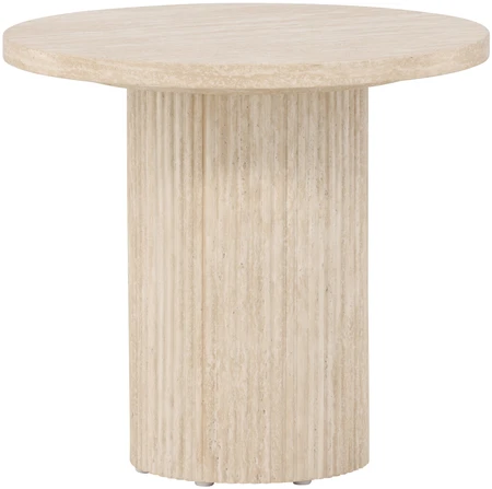 Venture Design Sofa staliukas 50x45 cm, smėlio spalvos, MDF