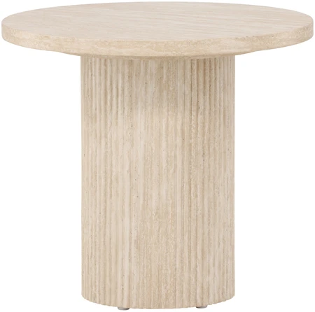 Venture Design Sofa staliukas 50x45 cm, smėlio spalvos, MDF
