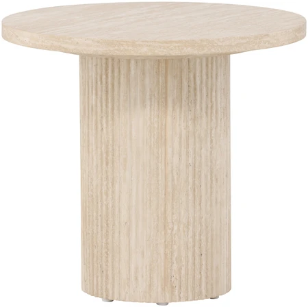 Venture Design Sofa staliukas 50x45 cm, smėlio spalvos, MDF