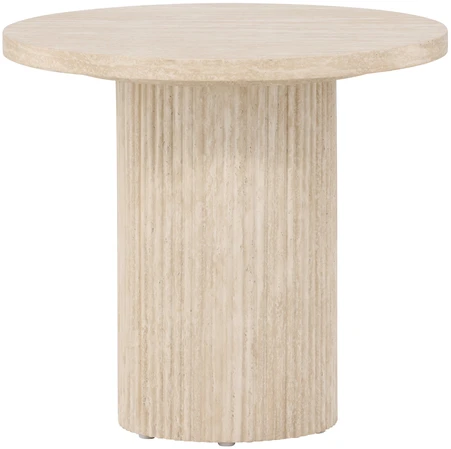 Venture Design Sofa staliukas 50x45 cm, smėlio spalvos, MDF