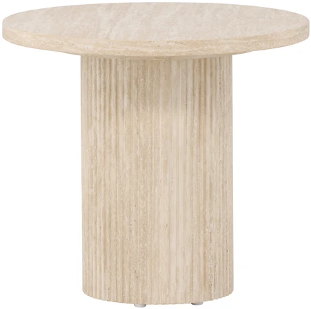 Venture Design Sofa staliukas 50x45 cm, smėlio spalvos, MDF