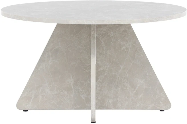 Venture Design Sofa staliukas Bootcut 45x80x80 cm Smėlio spalvos MDF