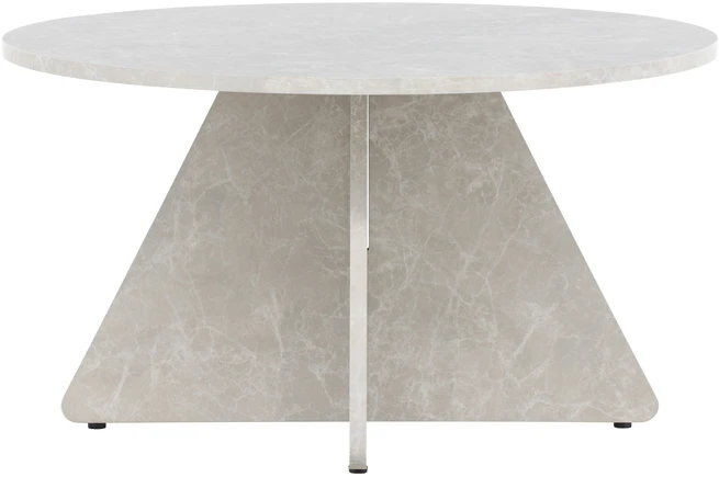 Venture Design Sofa staliukas Bootcut 45x80x80 cm Smėlio spalvos MDF