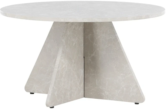 Venture Design Sofa staliukas Bootcut 45x80x80 cm Smėlio spalvos MDF