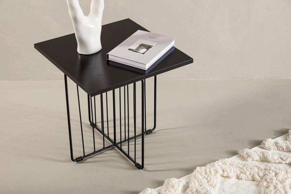 Venture Design Sofa staliukas Dayton juodas