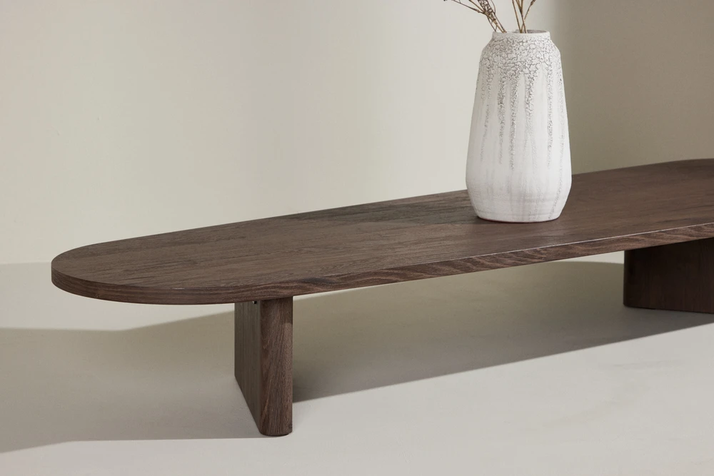 Venture Design Sofa staliukas Grönvik 180x55x25 cm Rudas MDF