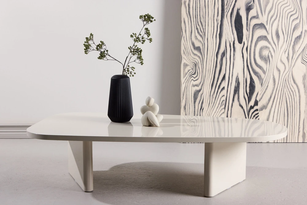 Venture Design Sofa staliukas Grönvik 65x130 cm Smėlio spalvos