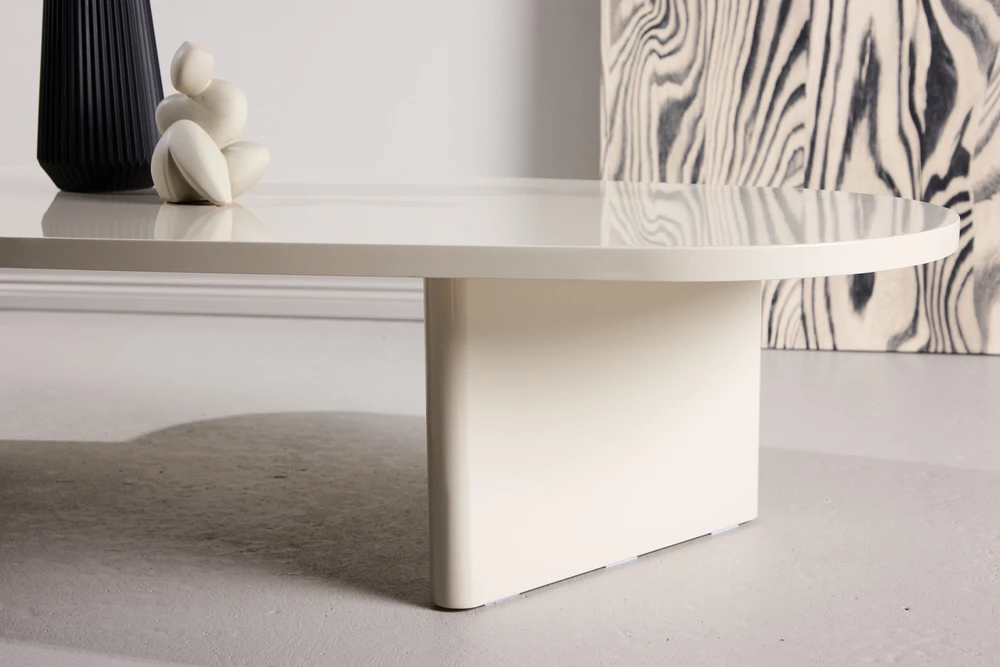 Venture Design Sofa staliukas Grönvik 65x130 cm Smėlio spalvos