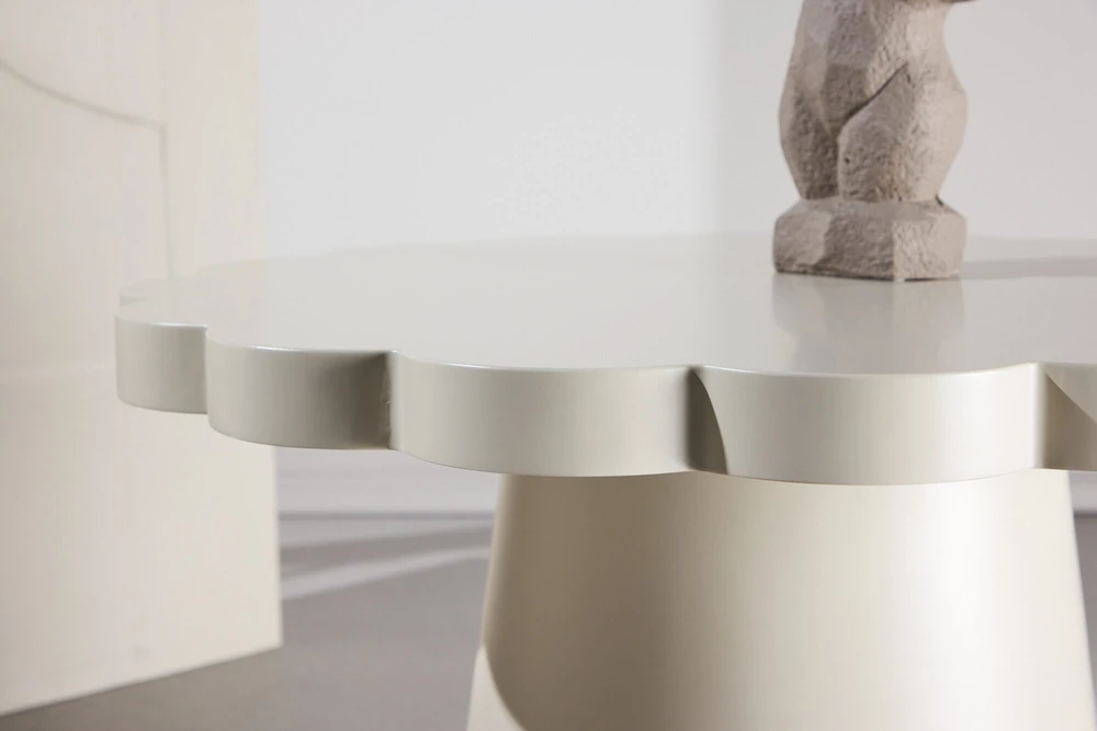 Venture Design Sofa staliukas Krull 70x45 cm Smėlio spalvos MDF