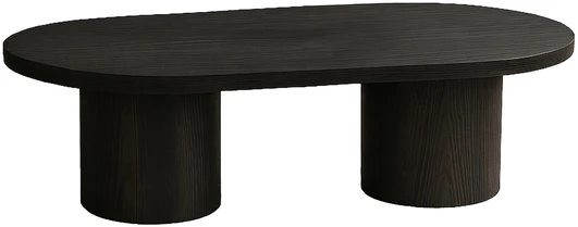 Venture Design Sofa staliukas Narvik 32x120x60 cm Juodas MDF