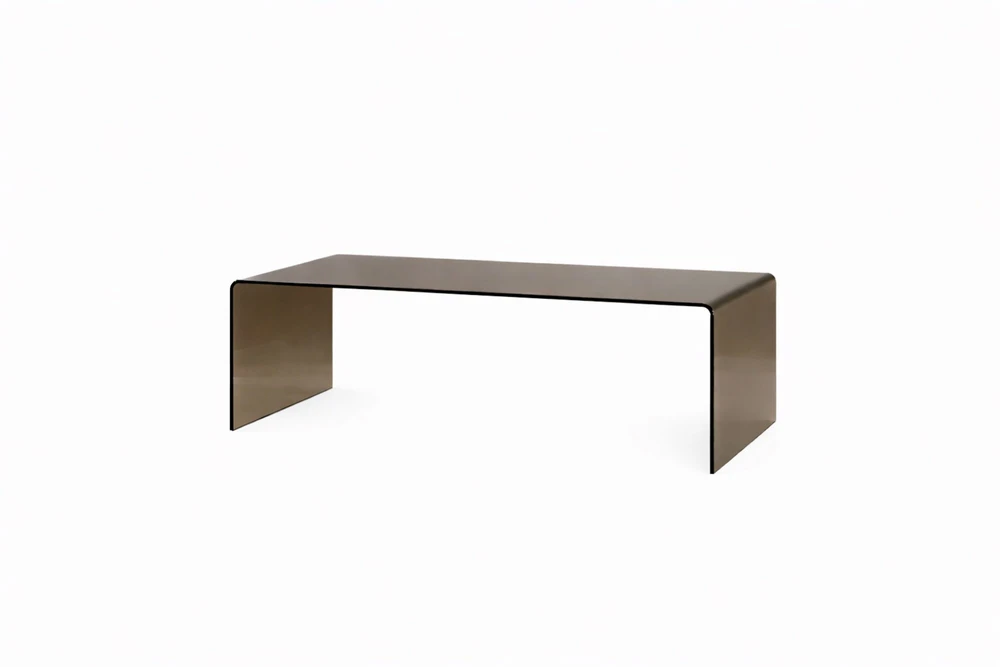 Venture Design Sofa staliukas Telemark 120x60x41 cm Rudas Stiklas