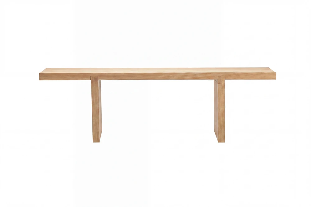 Venture Design Sofa staliukas Yakunik 120x38 cm, gummedis, natūralus MDF